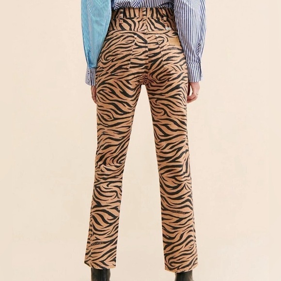 WRANGLER WOMEN'S HIGH RISE WILD WEST PURR PRINT JEANS SIZE 28 ANTHROPOLOGIE FP - Picture 5 of 13